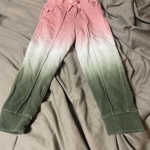 Garanimals Pink and Green Gradient Sweatpants
